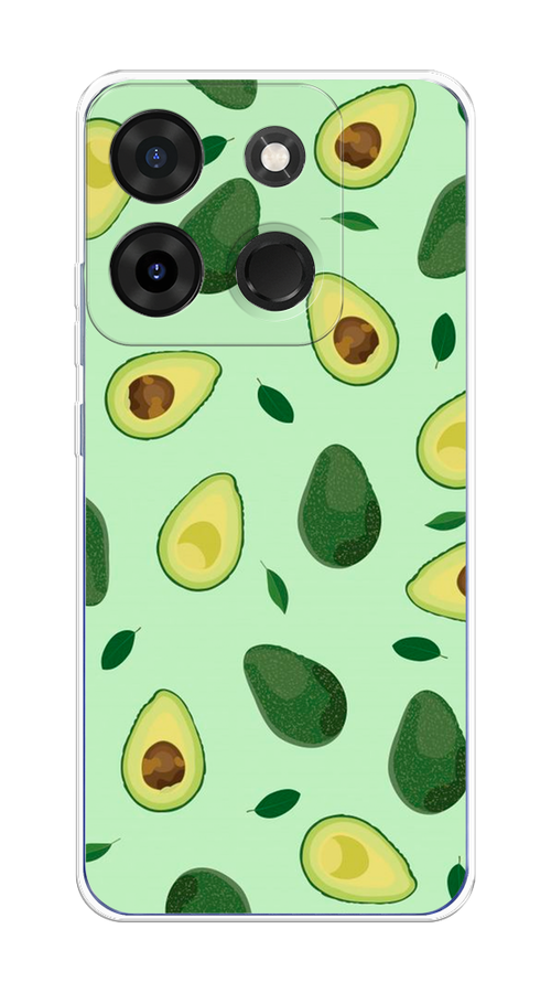 

Чехол на Infinix Smart 7 Plus "Blue avocado", Коричневый;зеленый, 3103950-1