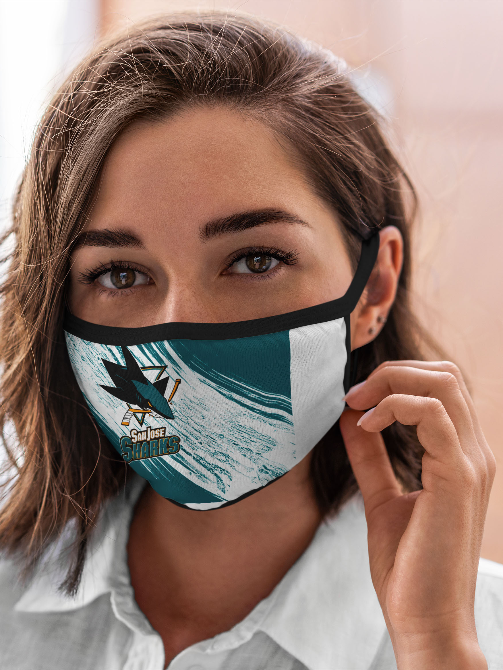

Многоразовая маска унисекс Burnettie Nhl Сан Хосе Шаркс, Разноцветный, Nhl Сан Хосе Шаркс