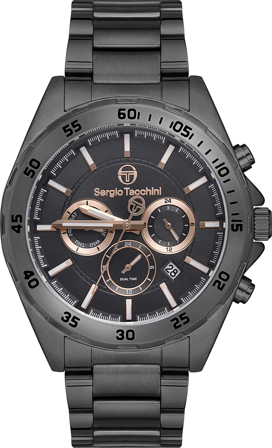 фото Наручные часы мужские sergio tacchini st.1.10189-5 черные