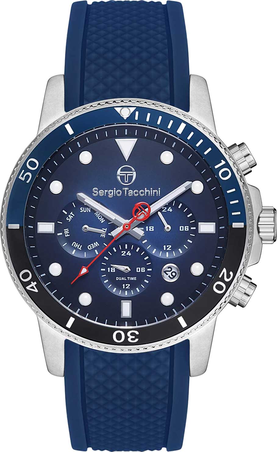 фото Наручные часы мужские sergio tacchini st.1.10192-2 синие