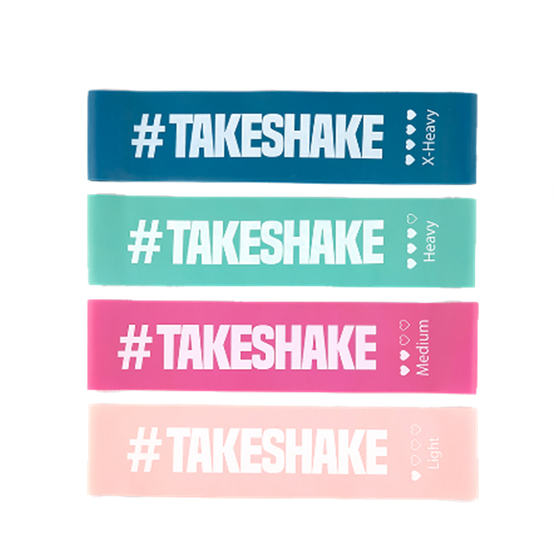 

Комплект фитнес-резинок TAKE & SHAKE (4 шт.), Голубой