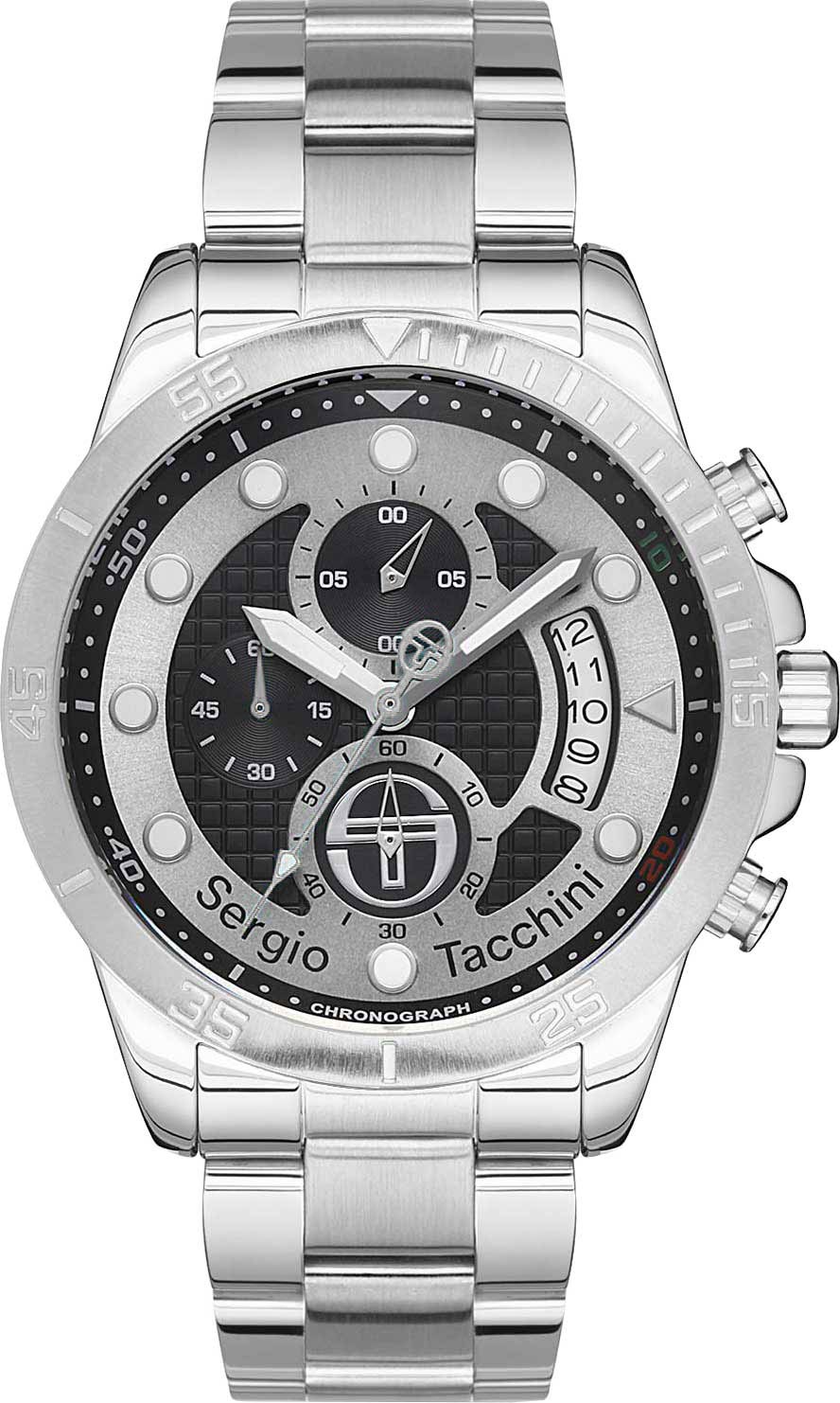 фото Наручные часы мужские sergio tacchini st.1.10202-2 серебристые