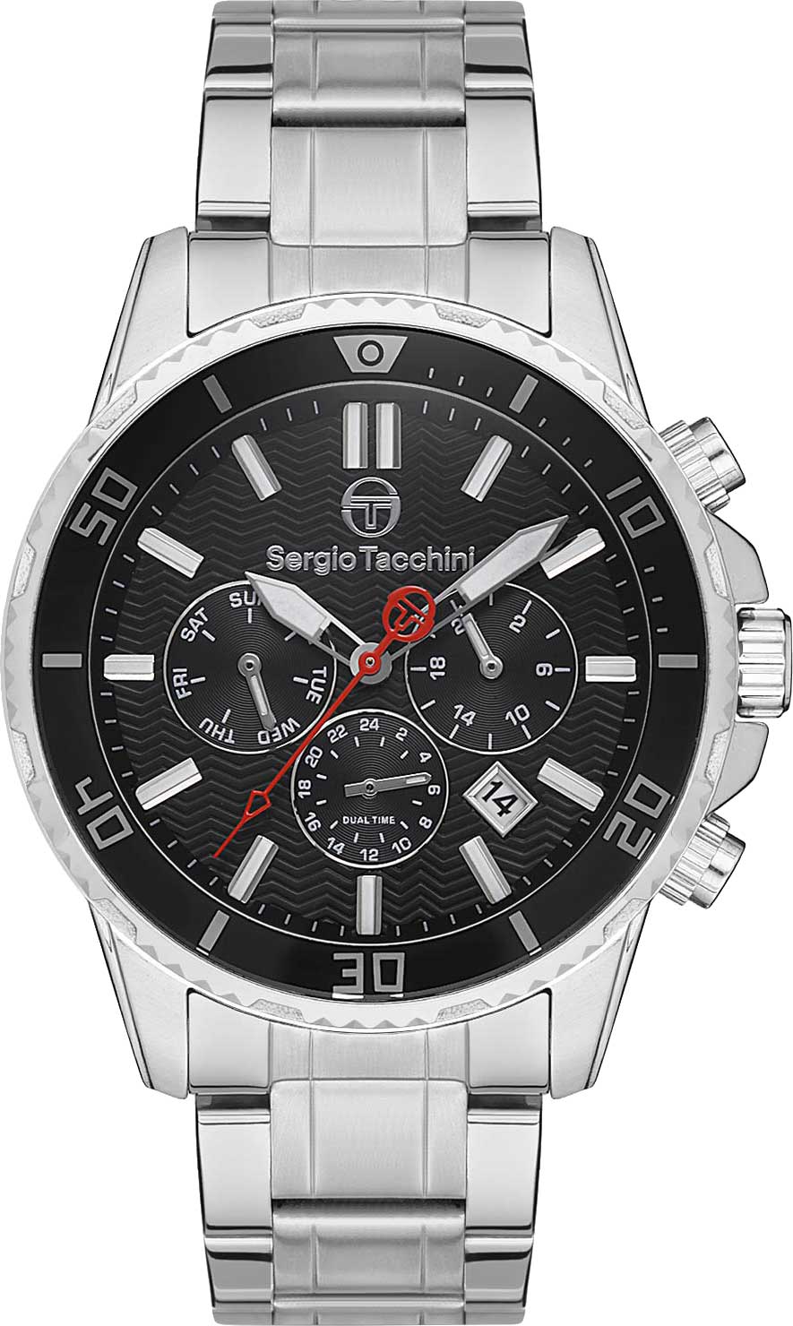 

Наручные часы мужские Sergio Tacchini ST.1.10212-1 серебристые, ST.1.10212-1