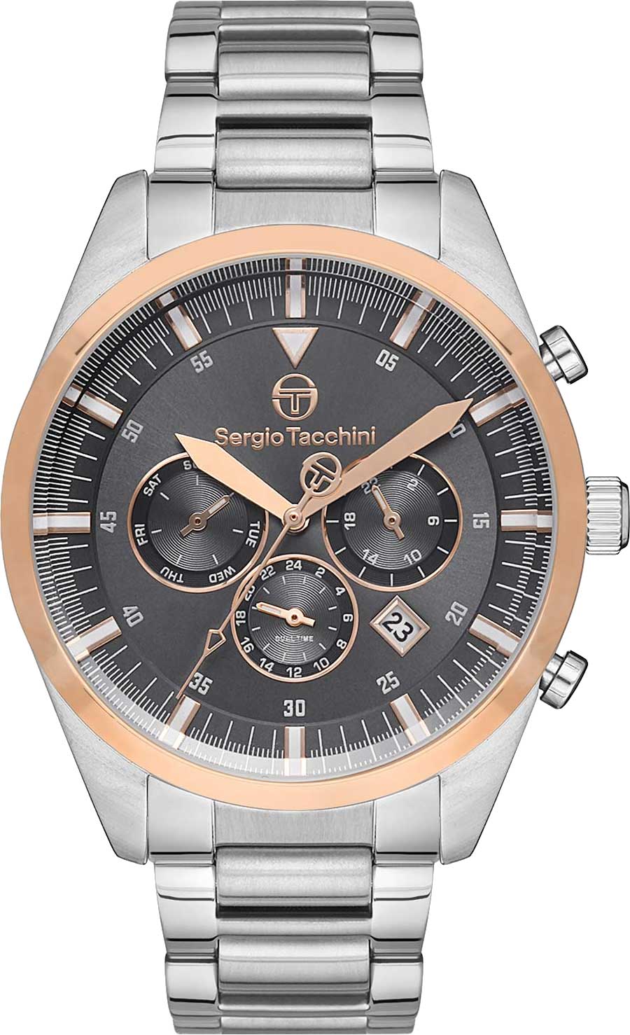 фото Наручные часы мужские sergio tacchini st.1.10213-5 серебристые