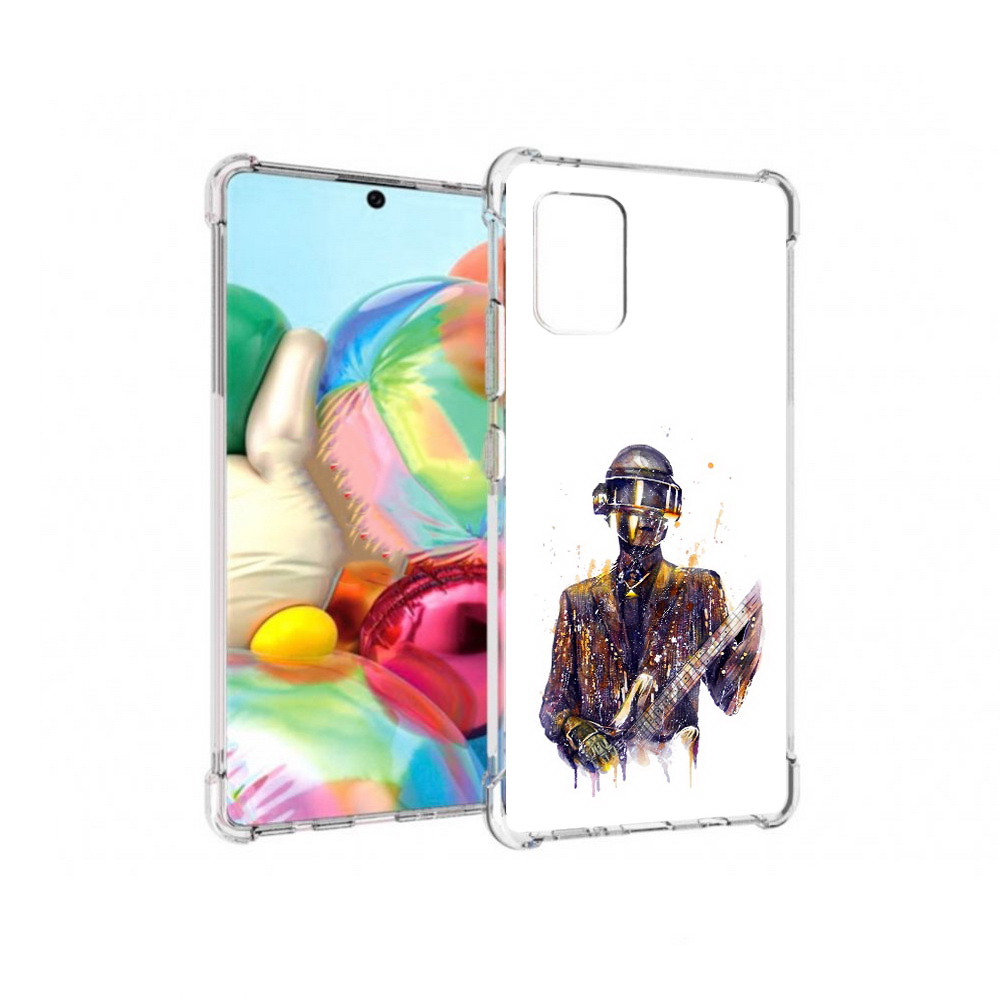 

Чехол MyPads Tocco для Samsung Galaxy A71 космо-гитарист (PT226912.529.392), Прозрачный, Tocco