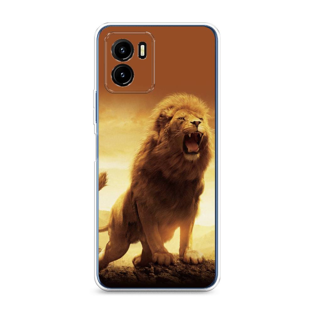

Чехол для Vivo Y15s "Львиный рык", Коричневый;желтый;оранжевый, 265650-1