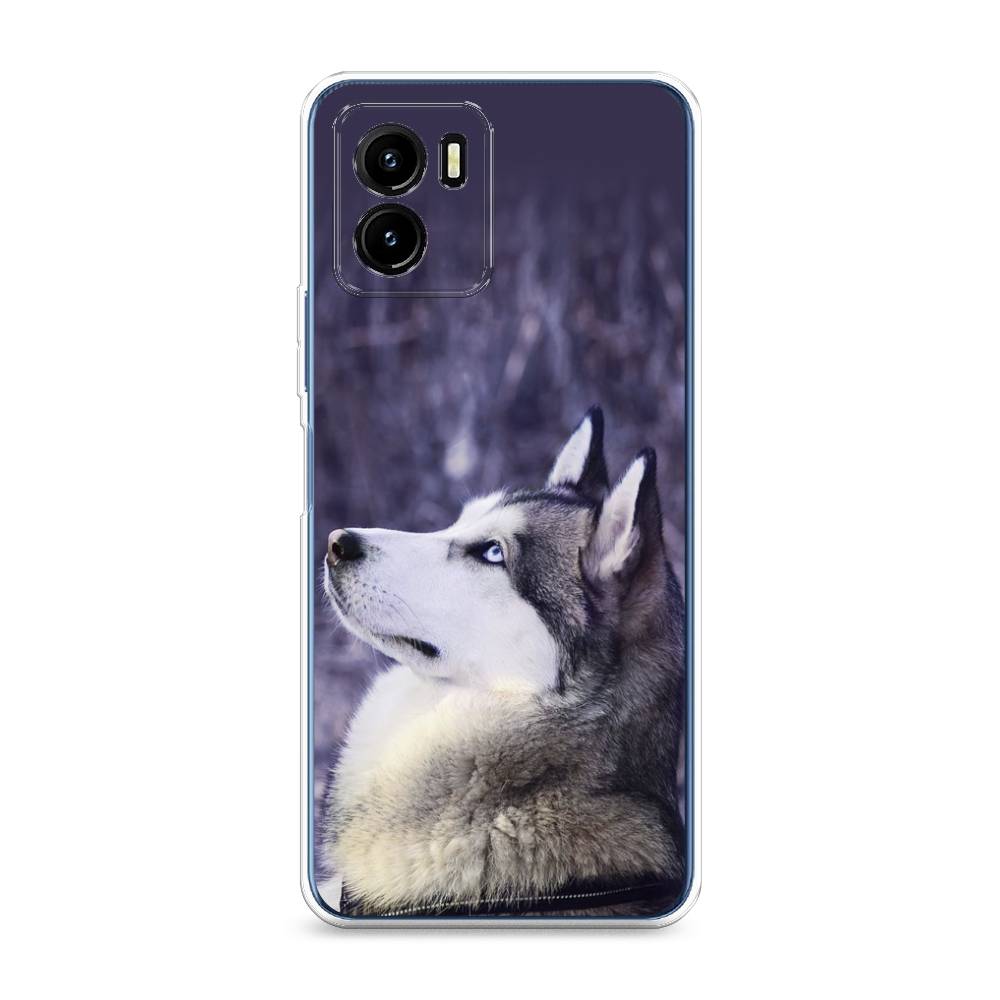

Чехол для Vivo Y15s "Хаски 1", Фиолетовый;белый, 265650-1