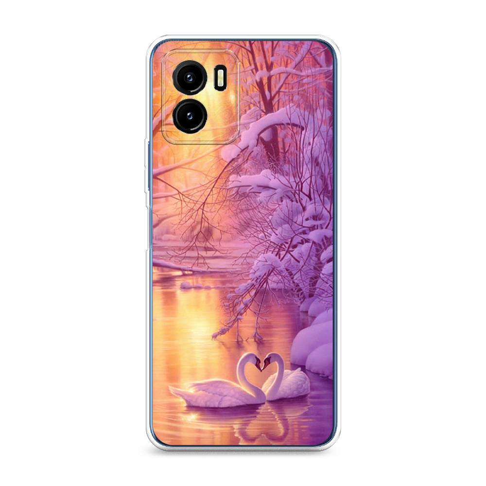 

Чехол для Vivo Y15s "Зима 1", Фиолетовый;желтый, 265650-2