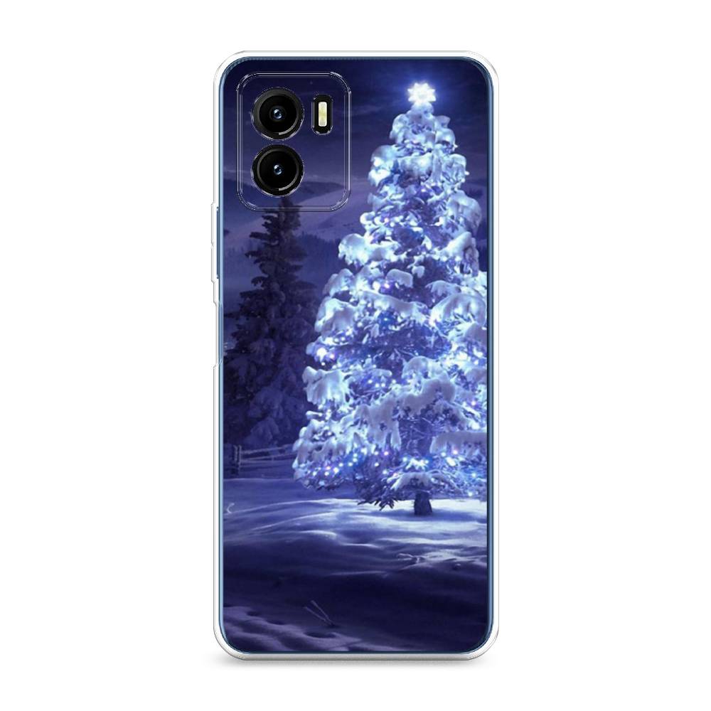 

Чехол для Vivo Y15s "Зима 4", Синий;черный;белый, 265650-2