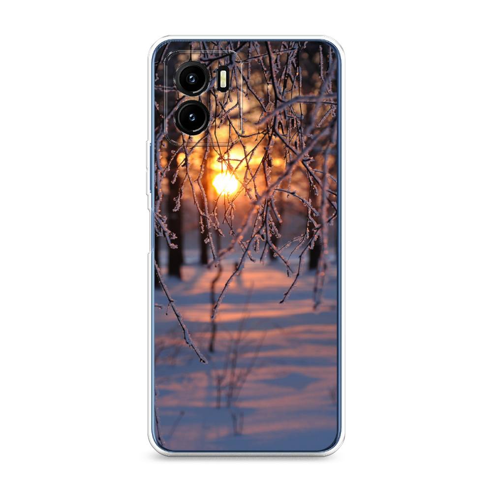 

Чехол для Vivo Y15s "Зима 7", Оранжевый;розовый;черный, 265650-2