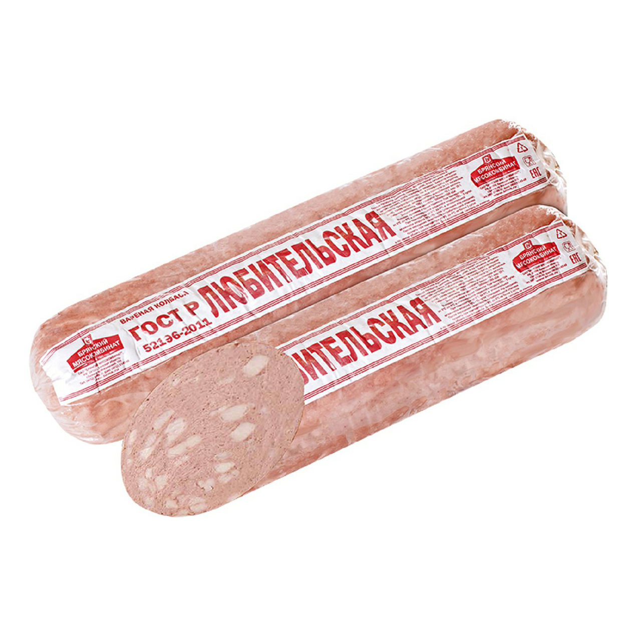 

Колбаса вареная Брянский мясокомбинат Любительская +-1 кг
