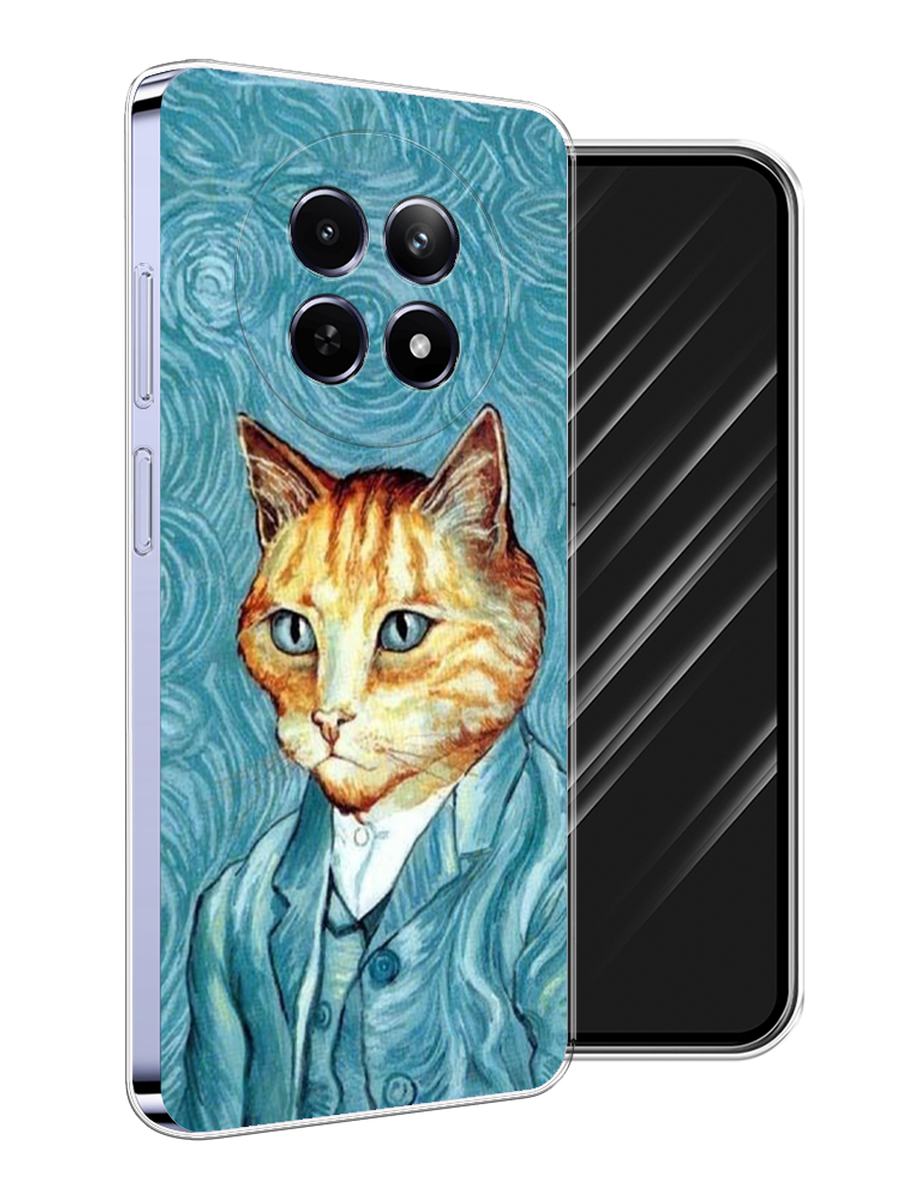 

Чехол Awog на Realme 12 5G "Кот Ван Гог", Голубой;коричневый, 2516450-1