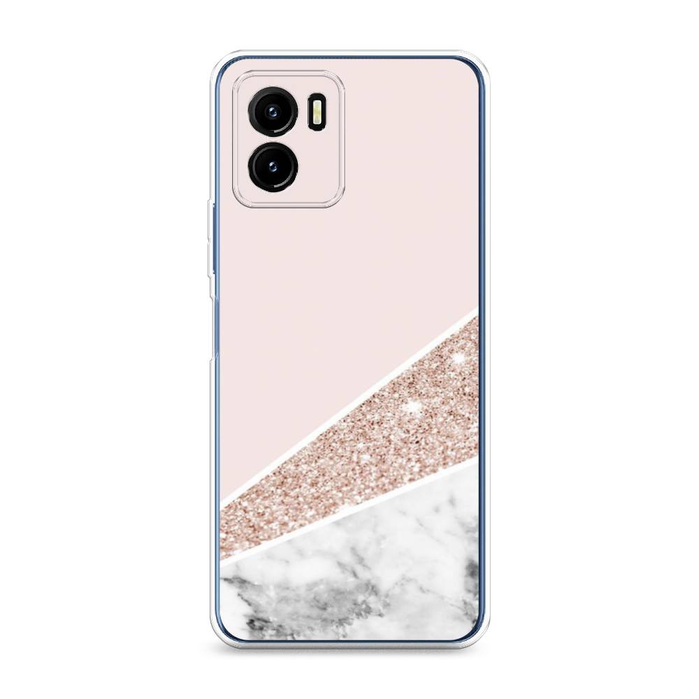

Чехол для Vivo Y15s "Блестящий розовый мрамор", 265650-3