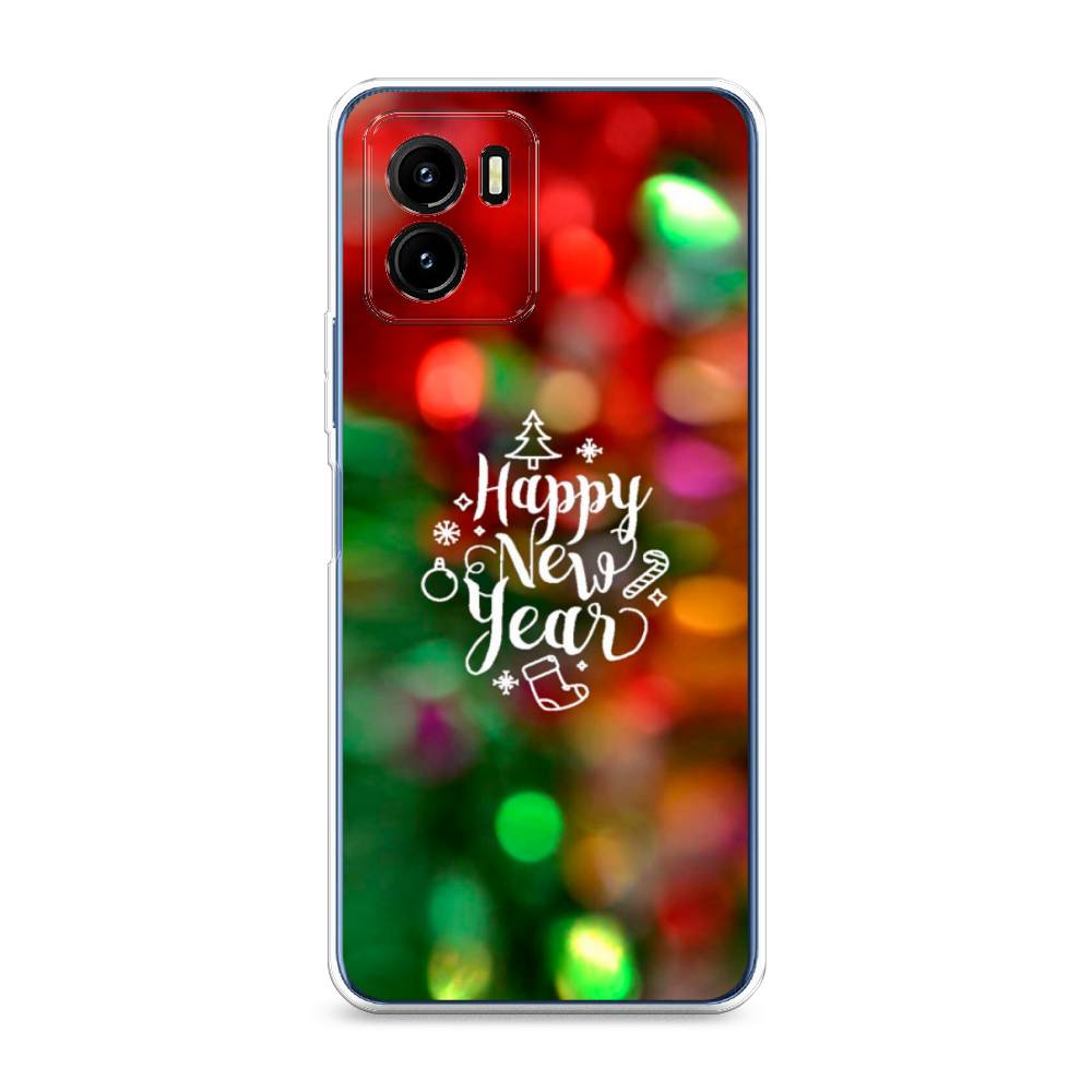 

Чехол для Vivo Y15s "Новый Год на елке", Зеленый;красный;желтый, 265650-5