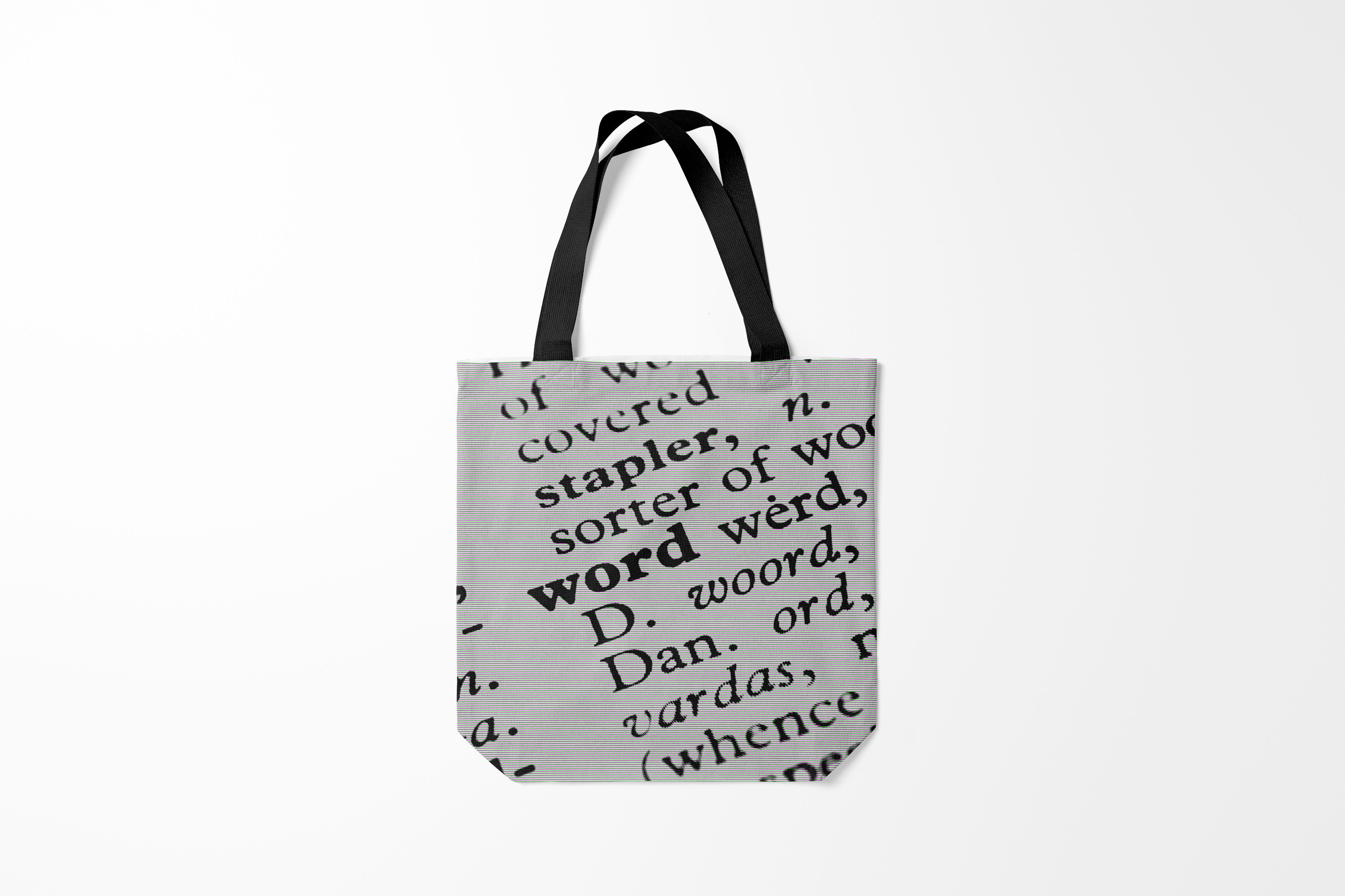 

Сумка шoппер унисекс Burnettie Иностранные Текст из словоря, разноцветный, Иностранные Текст из словоря