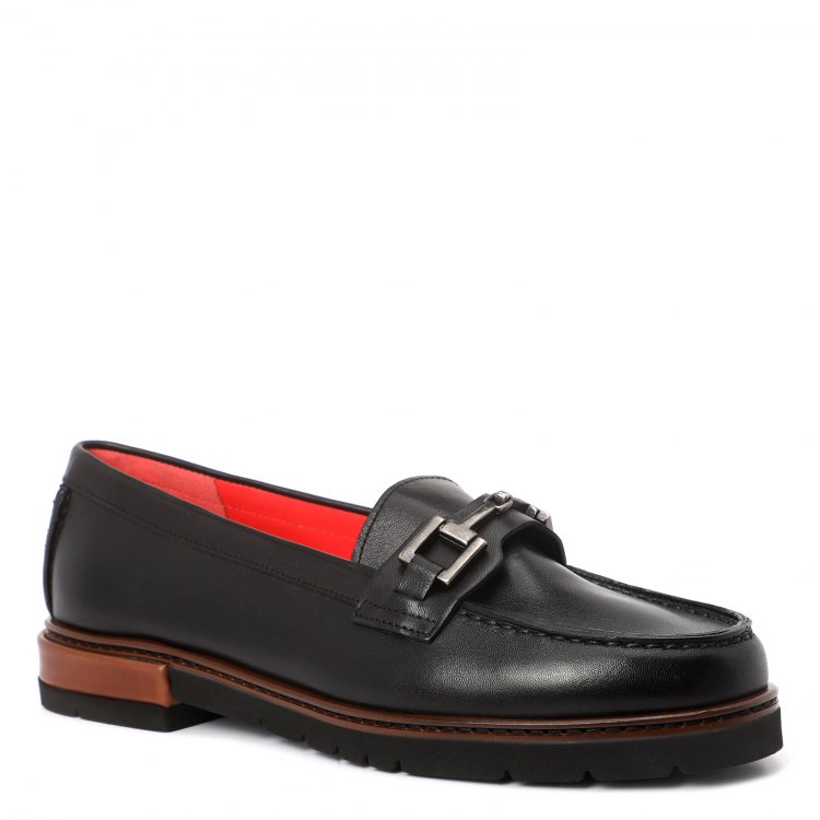 

Лоферы женские Pas De Rouge 2591 черные 37 EU, 2591