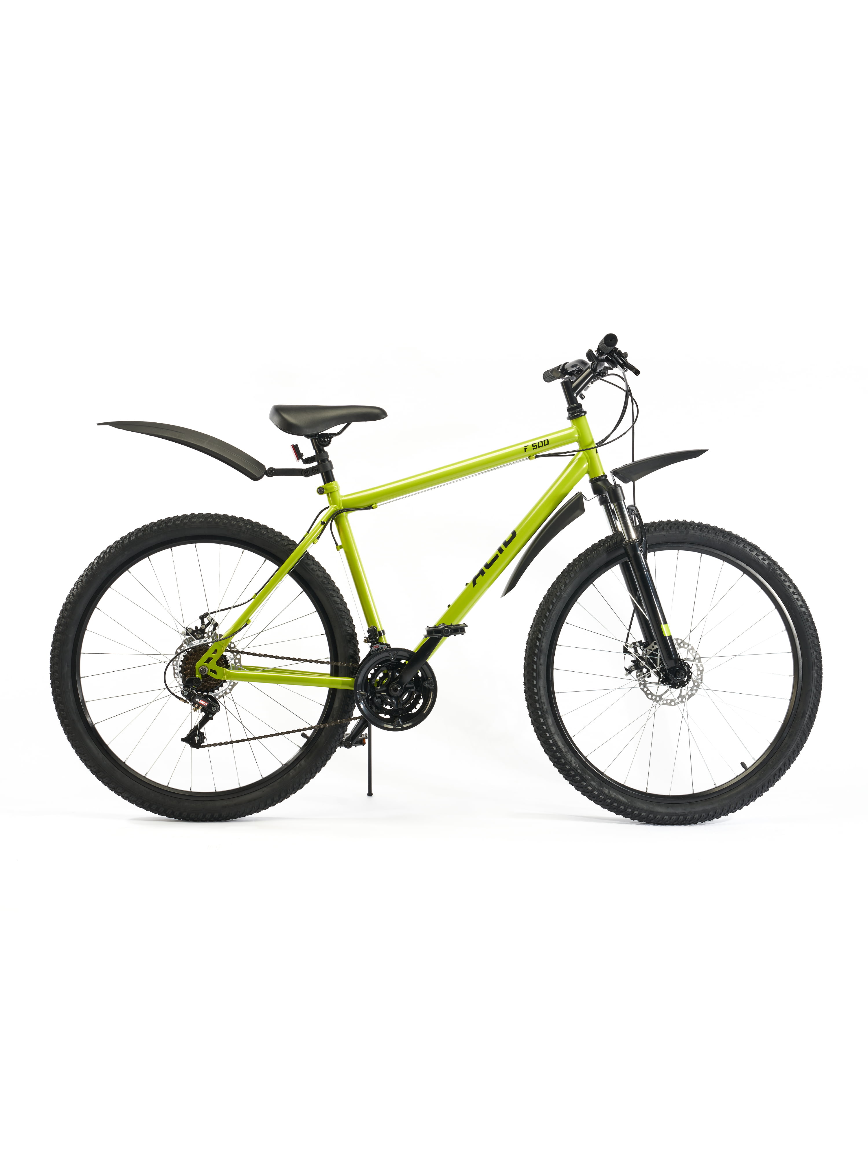 

Велосипед горный 27,5" ACID F 500 D Зеленый/Черный 2022 год 17" RBK22AT27012