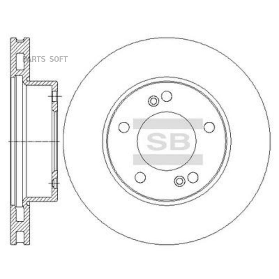 

Тормозный колодки Sangsin brake передний SD3041