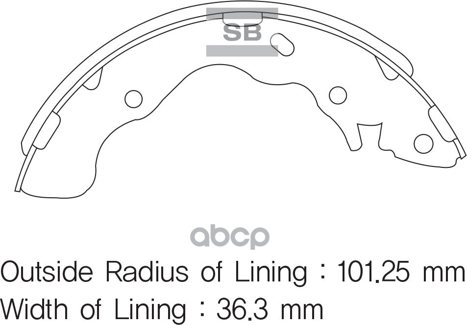 

Колодки Тормозные Hyundai Accent 02-05 Барабанные 202 Х 36 Sangsin Brake Sangsin brake арт