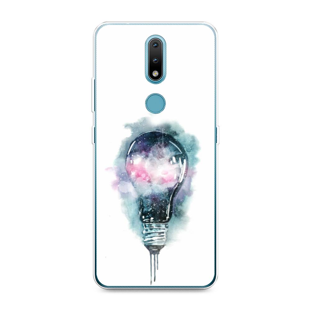 

Чехол на Nokia 2.4 "Волшебная лампа", Белый;серый, 123850-4
