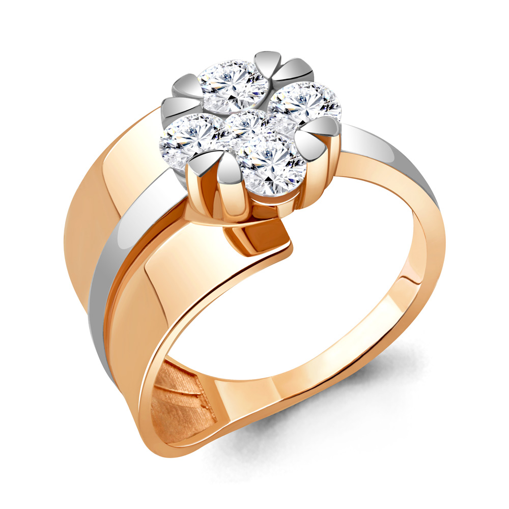

Кольцо из серебра р. 20,5 AQUAMARINE 68617А_925_з, 68617А_925_з