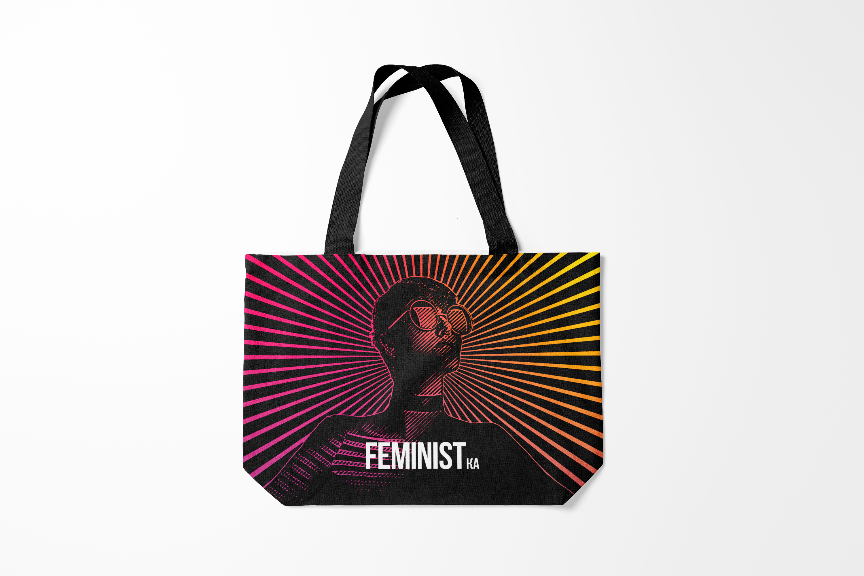 

Сумка шoппер унисекс Burnettie Девушки рулят Feministка, розовый; оранжевый, Девушки рулят Feministка