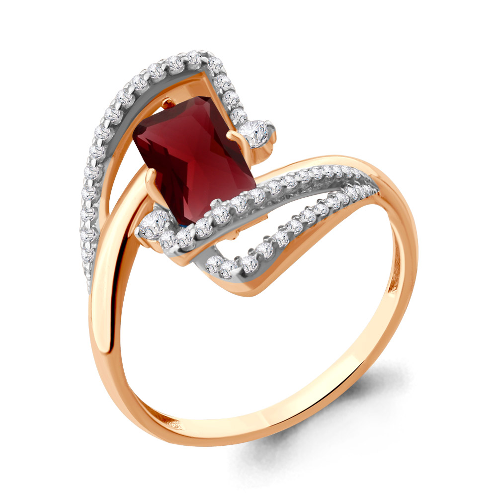 

Кольцо из серебра р.  AQUAMARINE 6579785А_925_з, 6579785А_925_з