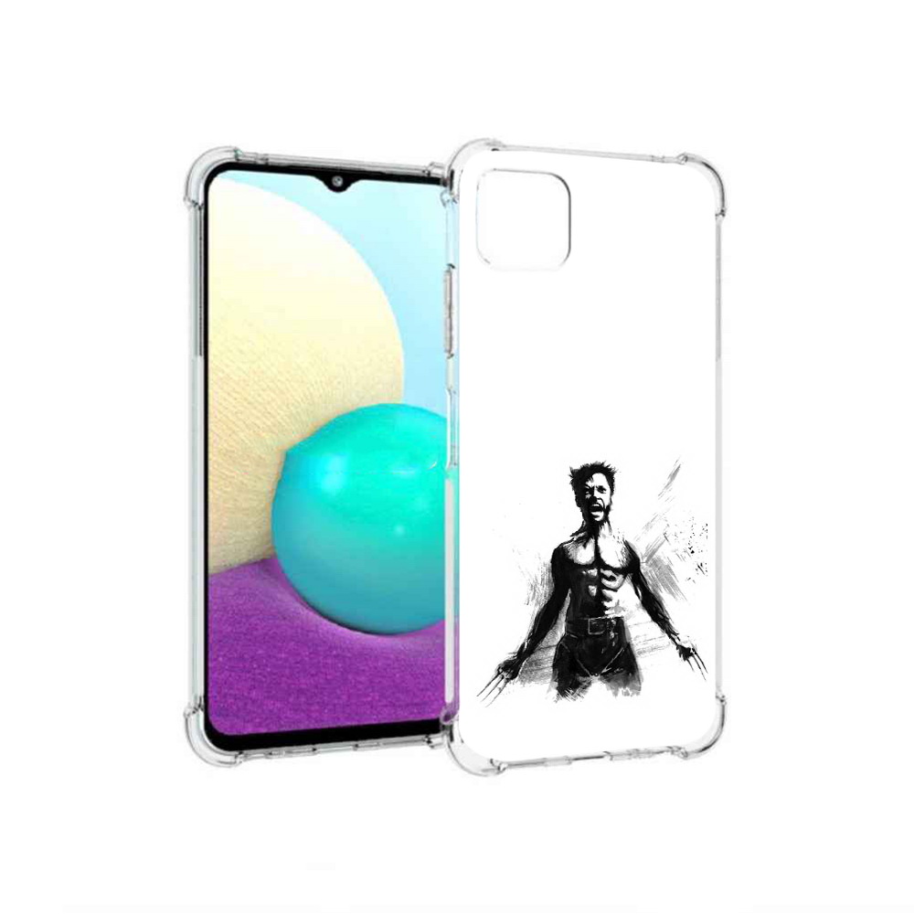 

Чехол MyPads Tocco для Samsung Galaxy A22 росомаха, Прозрачный, Tocco