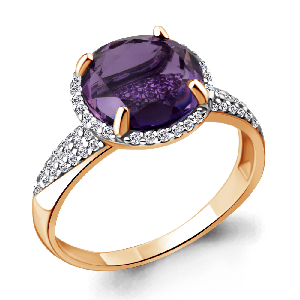 

Кольцо из серебра р. 19 AQUAMARINE 6549529А_925_з, 6549529А_925_з