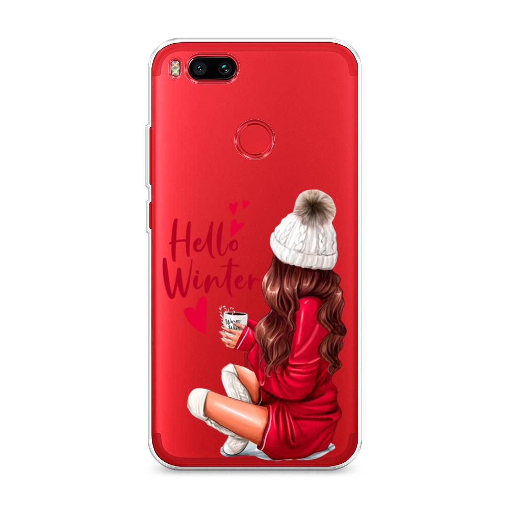 

Чехол на Xiaomi Mi A1"Hello winter", Красный;белый;коричневый, 32650-5