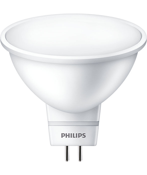 Лампа светодиодная Philips Essential LED 4000К, GU5.3, 5Вт 929001844687