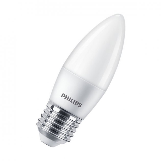 фото Лампа светодиодная philips essential led 2700к, е27, 6вт 929002970607