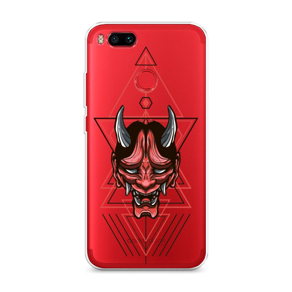 

Чехол на Xiaomi Mi A1"Hanya Oni mask", Серый;красный;черный, 32650-4