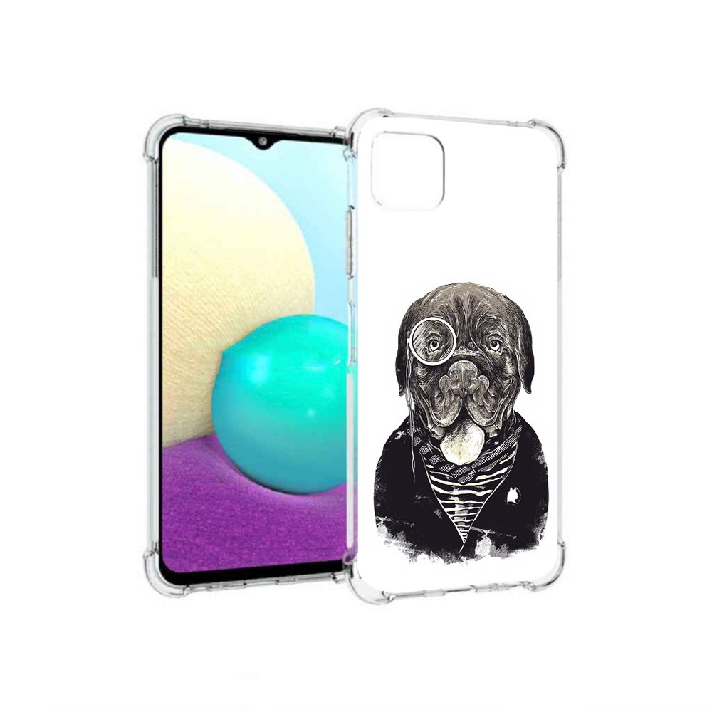 

Чехол MyPads Tocco для Samsung Galaxy A22 солидный песик, Прозрачный, Tocco