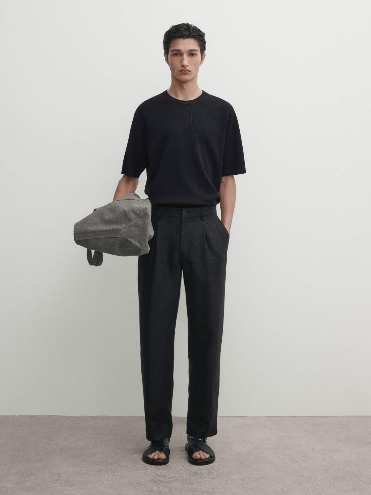 

Футболка мужская Massimo Dutti 0901/350-I2024 синяя M, Синий, 0901/350-I2024