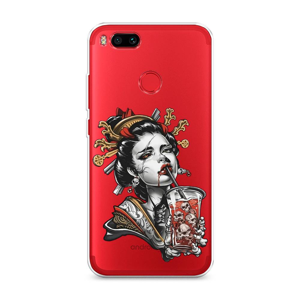 

Чехол на Xiaomi Mi A1"Опасная гейша", Красный;черный;серый, 32650-4