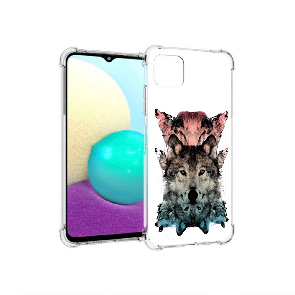 

Чехол MyPads Tocco для Samsung Galaxy A22 стая, Прозрачный, Tocco