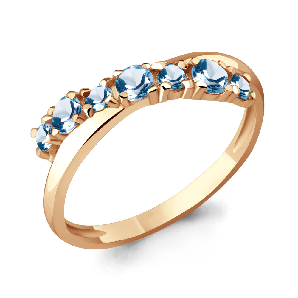 

Кольцо из серебра р.  AQUAMARINE 6569305_925_з, 6569305_925_з