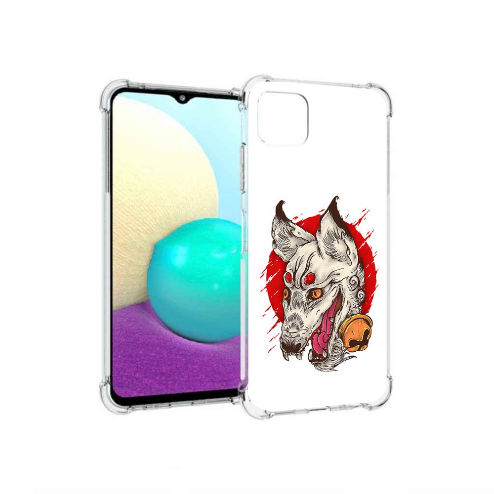 Чехол MyPads Tocco для Samsung Galaxy A22 страшная собака