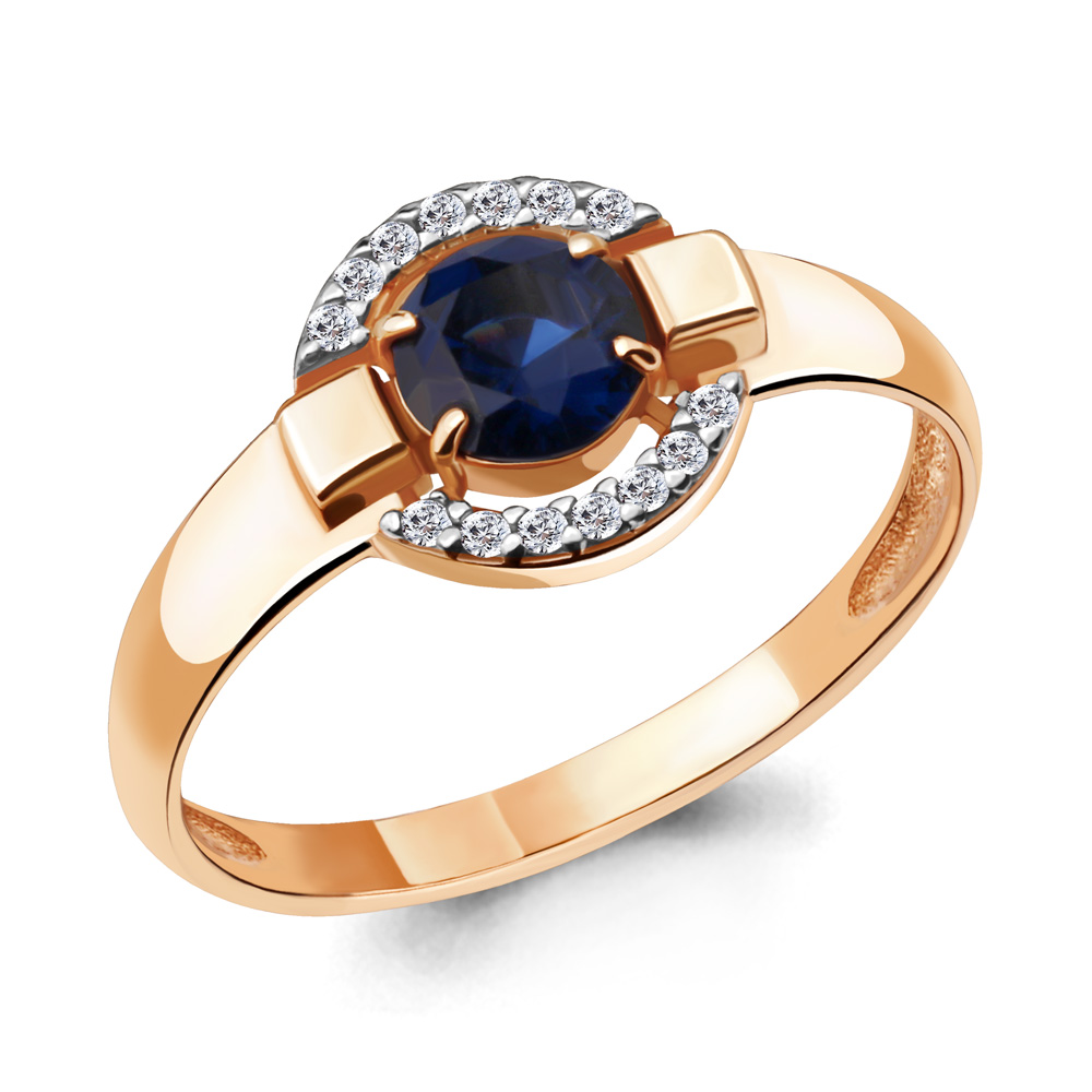 

Кольцо из серебра р. , AQUAMARINE 68459АБ_925_з, 68459АБ_925_з