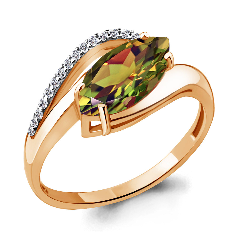 

Кольцо из серебра р. 17,5 AQUAMARINE 6575819А_925_з, 6575819А_925_з