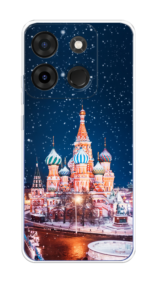 

Чехол на Infinix Smart 7 Plus "Москва 1", Коричневый;синий;белый, 3103950-1