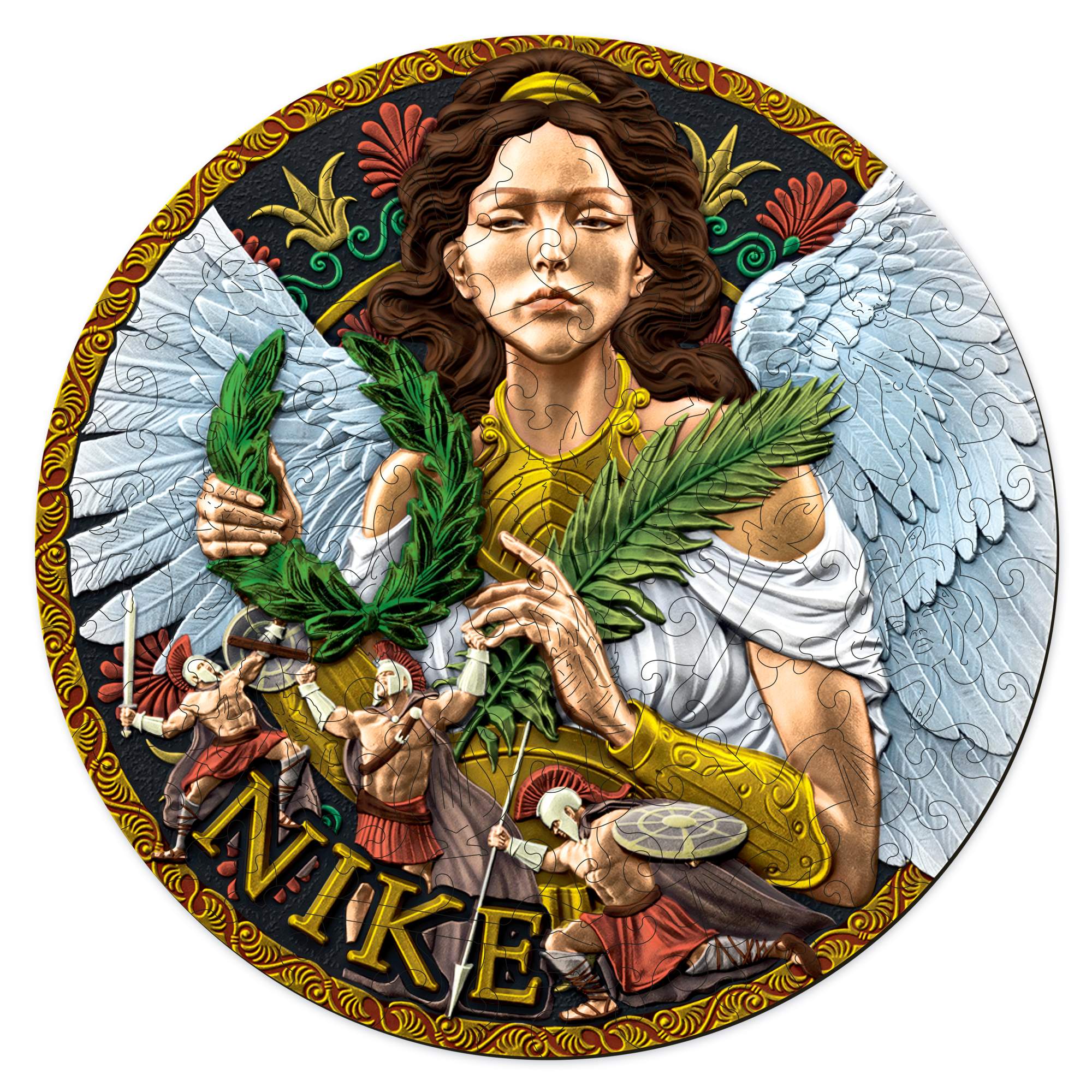 

Деревянные пазлы Active puzzles Ника-Богиня победы Nike-Goddess-of-victory, 100 деталей, Ника-Богиня победы