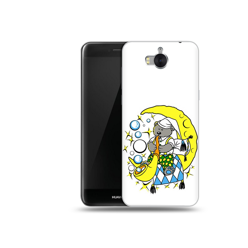 

Чехол MyPads Tocco для Huawei Y5 Сырная луна (PT91582.58.167), Прозрачный, Tocco