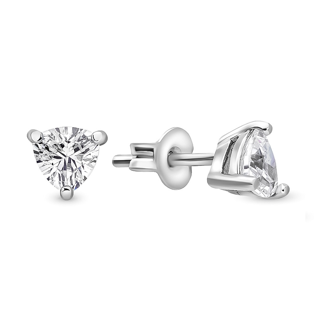 

Серьги из серебра с фианитом 585Gold 702007703, 702007703
