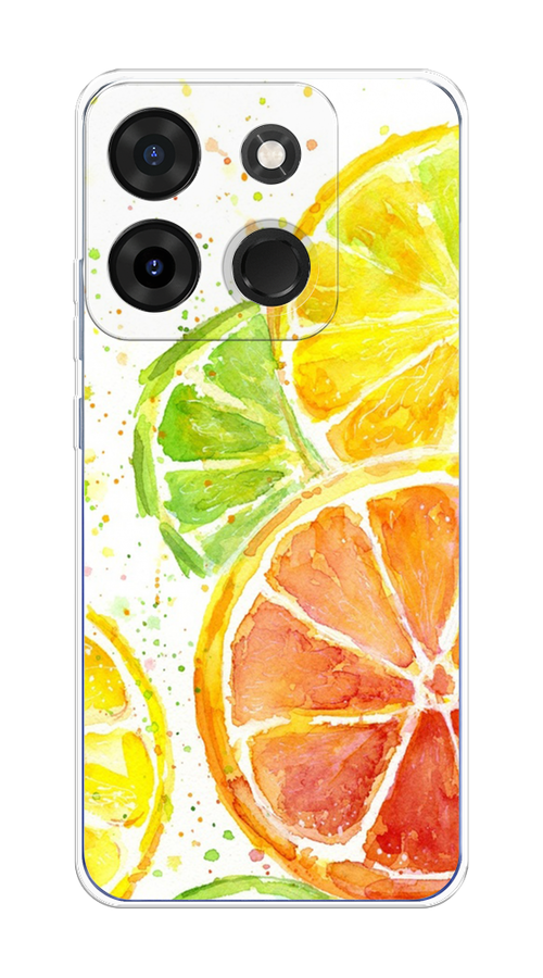 

Чехол на Infinix Smart 7 Plus "Цитрусовые", Белый;желтый;красный;зеленый, 3103950-1