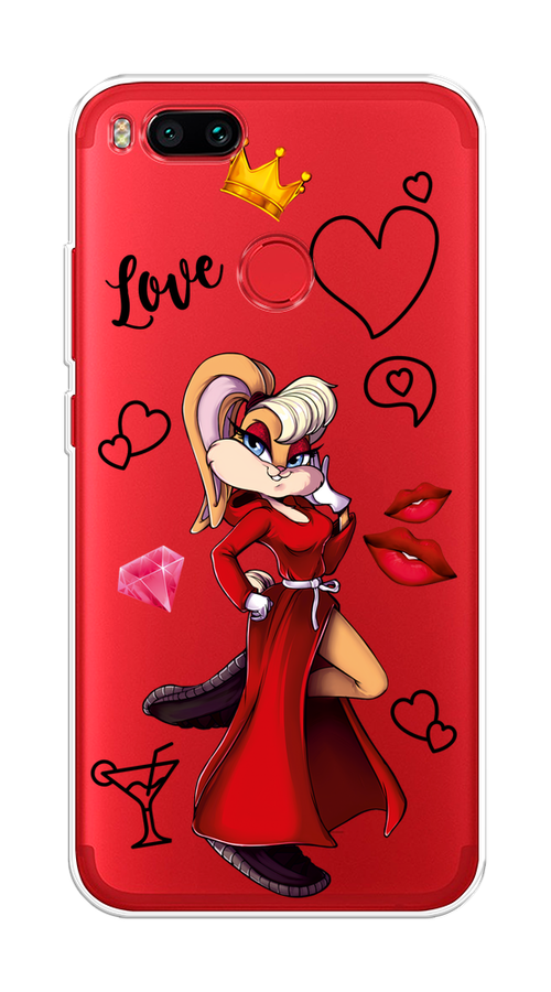

Чехол на Xiaomi Mi A1"Rich Lola Bunny", Красный;бежевый;оранжевый, 32650-6