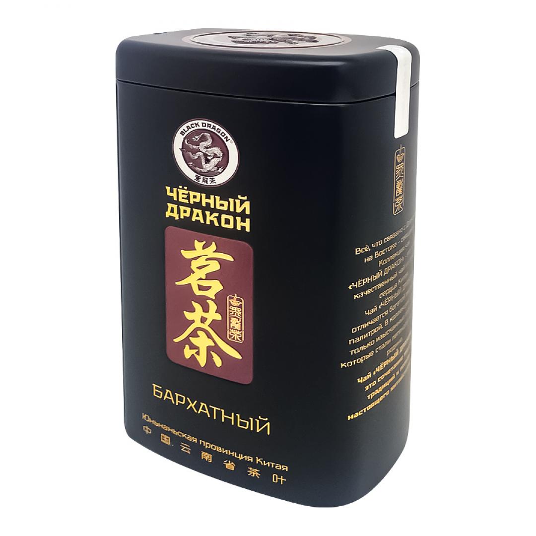 Чай черный бархатный (black tea) Black Dragon 100г