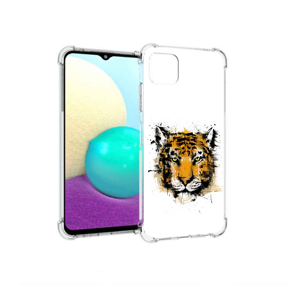 

Чехол MyPads Tocco для Samsung Galaxy A22 тигруля, Прозрачный, Tocco