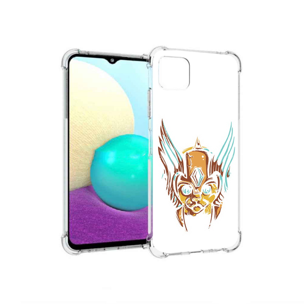 

Чехол MyPads Tocco для Samsung Galaxy A22 тор абстракция, Прозрачный, Tocco